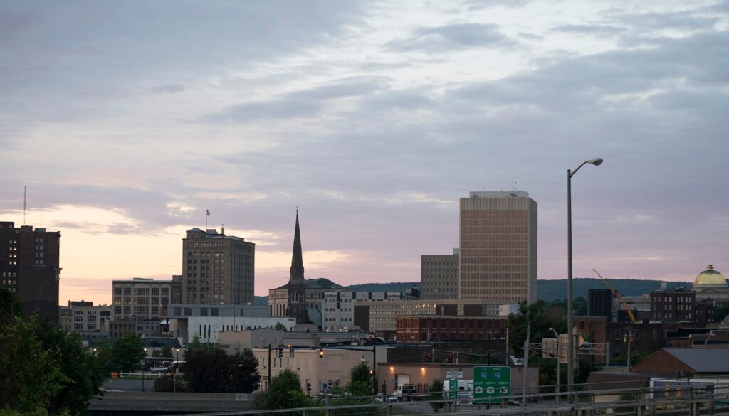 Overlook of the City of Utica