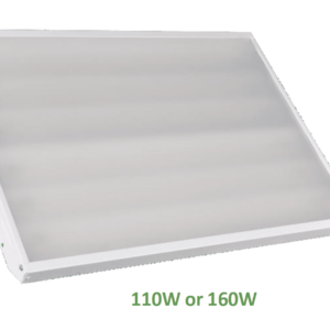 110W/160W 2ft. LED Linear High Bay Fixture / Dimmable 0-10V / Frosted Lens