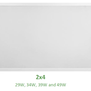 29W+34W+39W+49W 2ft. X 4ft. LED Panel / 120° / Default 5K / Dimmable 0-10V