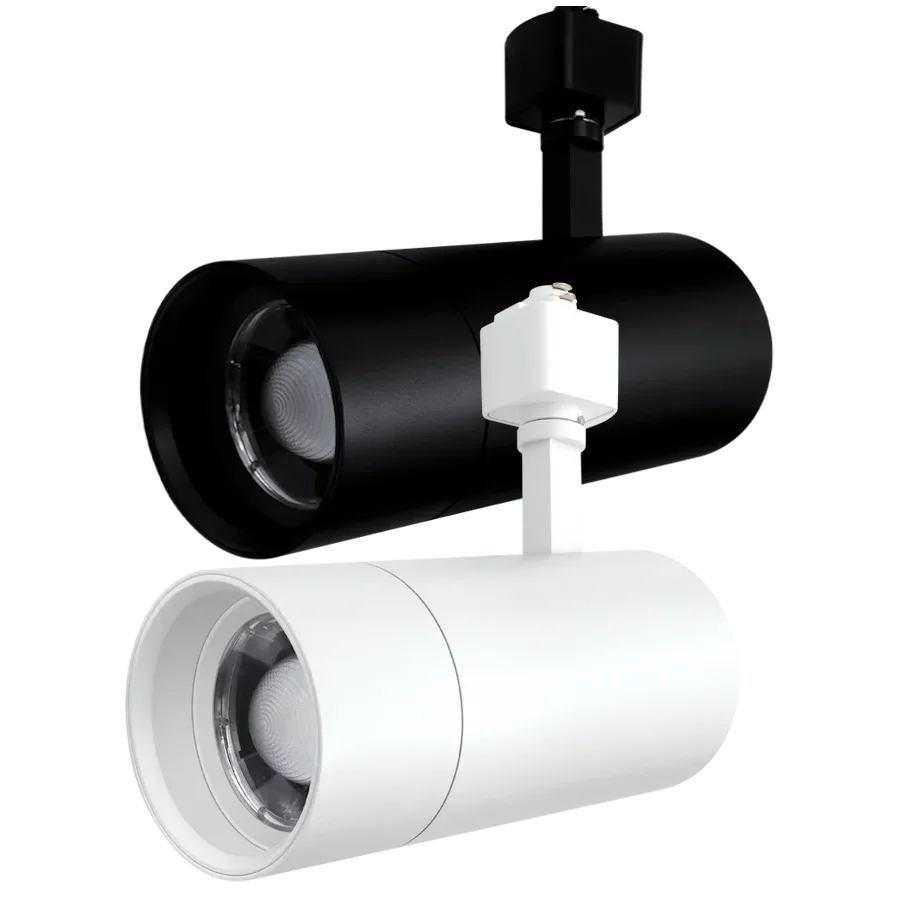 3 inch zoomable H-Track LED spotlight black and white